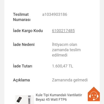 Koçtaş Ürün İadesi Yapmıyor, Oyalıyor.