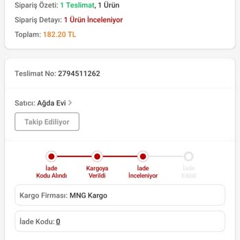 Trendyol İade Etmediğim Ürün