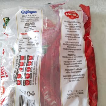 Damla Bakliyat Damla Marka Kırmızı Mercimek Ve Damla Marka Pirinç