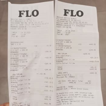 FLO Ayakkabı İlgisizlik Ve İş Bilmezdik.