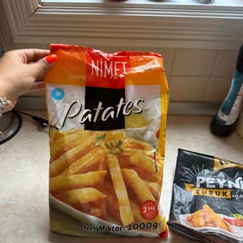 Nimet Gıda Dondurulmuş Paketten Çıkan Bozuk Patatesler