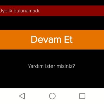 D-Smart GO Üyelik Bulunamadı Hatası