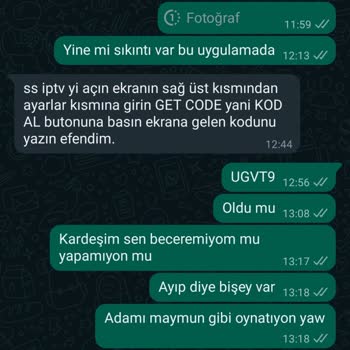 Market IPTV Hizmet Almak İstedim Küfür Yedim