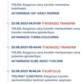 Aras Kargo Kargom Elime Ulaşmadı