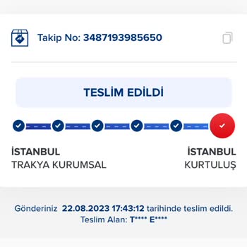 Aras Kargo Kargom Elime Ulaşmadı