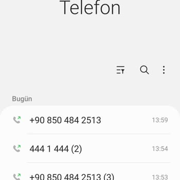 0850 484 25 13 Numaralı Telefondan Gelen Arama