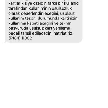 Belbim Usulsüz Kart Kullanımı Cezası