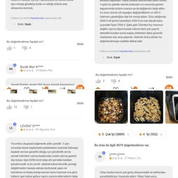 Hepsiburada Yui 6lt Airfryer Garantili Üründen Ücret Talep Edilmesi