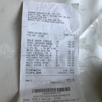 Hakmar Gıda Ürünün İçinde Yabancı Madde Çıktı!