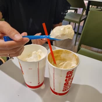 Prime Mall Burger King Şubesi Milkshake