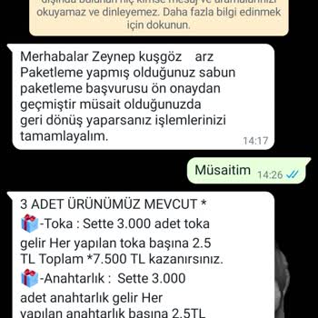 Evde Ekişi Paketleme Arz Paketleme Adı Altında Kaporasız Sabun Paketleme Instagram Sayfası