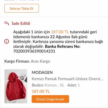 Modagen.com Ve Tedarikçi Firma Şikayeti