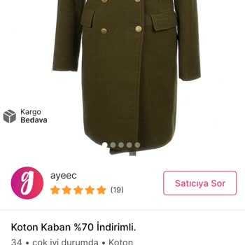 Gardrops Benim Kabanımı Kendi Sayfasında Satışa Koyuyor