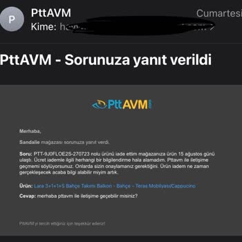 Epttavm Ve Sandalie Mağazası/ Ürün İade Ücretim Yatırılmadı
