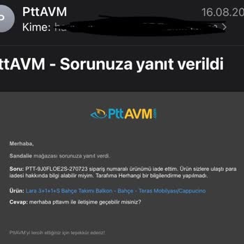 Epttavm Ve Sandalie Mağazası/ Ürün İade Ücretim Yatırılmadı