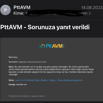 Epttavm Ve Sandalie Mağazası/ Ürün İade Ücretim Yatırılmadı