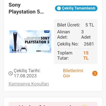 Trendyol Şanslı Çekiliş Şikayet