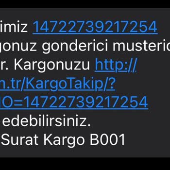 Sürat Kargo Muhatap Yok, Ulaşım Yok, Kargom Nerede?