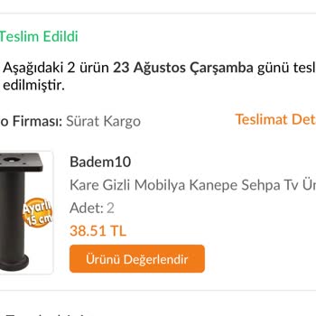 Sürat Kargo Kargo Teslim Edildi Deyip Teslim Etmiyor