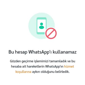 WhatsApp Kalıcı Ban Yedim Yardım