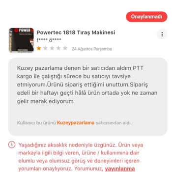 Hepsiburada.com Sayfası Olumsuz Yorumları Paylaşmıyor