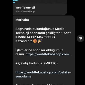 Nefer İletişim Instagram Webtekno Çekiliş