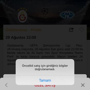 Passolig Kampanyalı Bilet Alamıyorum