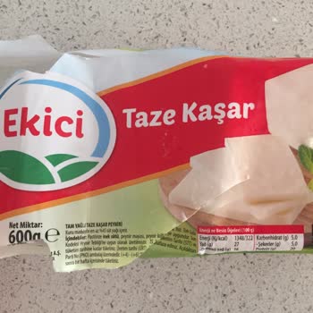 Ekici Peynir Ekici Taze Kaşar Peyniri Bozuk Çıktı!