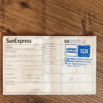 SunExpress Hava Yolları Yüksek Miktarda Bagaj Ücreti