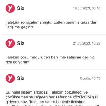 Yemeksepeti Müşteri Hizmetleri Kalitesizliği Ve Paramın Alıkoyulması