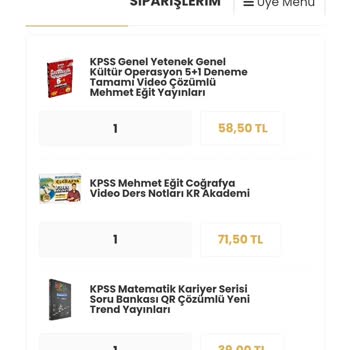 YKMkitap Eksik Sipariş Kargolanması