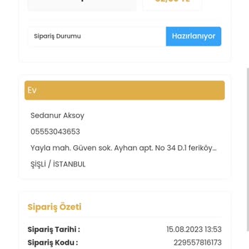 YKMkitap Eksik Sipariş Kargolanması