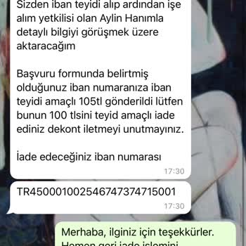 İşin Olsun Uygulaması Ve IBAN 'a Ücret Yollanması