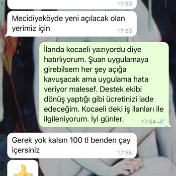 İşin Olsun Uygulaması Ve IBAN 'a Ücret Yollanması