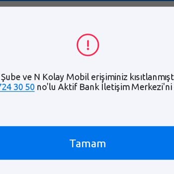 N Kolay Mobil Erişim Kısıtlaması