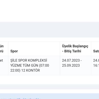 Spor İstanbul İBB Şile Spor Kompleksi