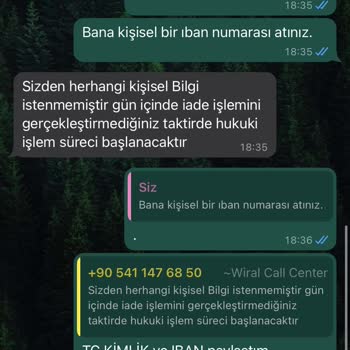 P*****a İş Başvurusu Adı Altında Asılsız İşlem