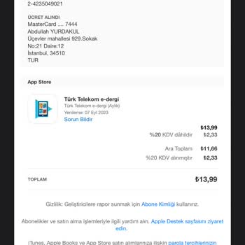 Türk Telekom E Deği Aboneliği