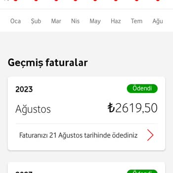 Vodafone Nakit İade İstiyorum