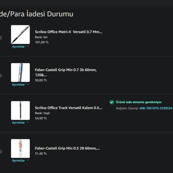 Amazon.com.tr Eksik Ürün İadesi