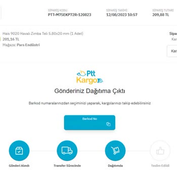 PttAVM Teslim Edilmeyen Kargo