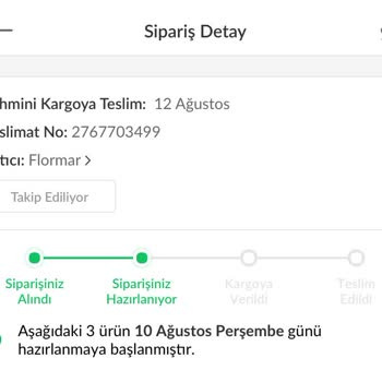 Flormar Trendyol Sipariş Gecikmesi Hakkında