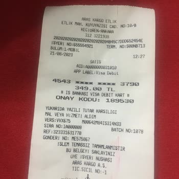 Dutyfreeturkeyys (Facebook) Farklı Ürün Gönderdi