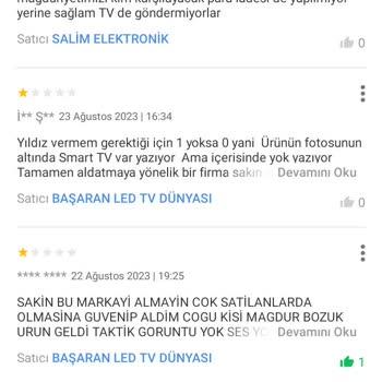 Trendyol Bozuk Onvo TV İadesi