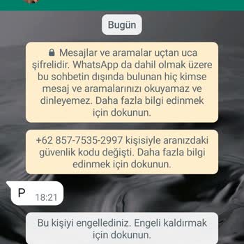 WhatsApp Rahatsız Eden Telefon Numarası