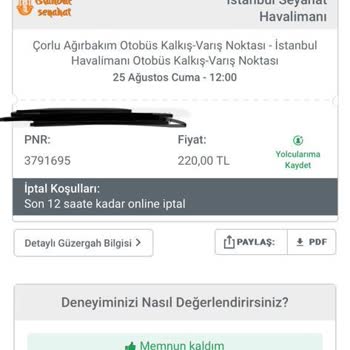 Obilet Bilet İptalini Gerçekleştirmiyorlar