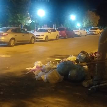 Etimesgut Belediyesi Çöp Konteyner Yerine Konmuyor