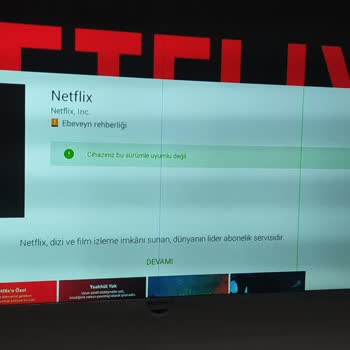 Sunny TV Smart Cihaz Sürümü Netflix Açmıyor