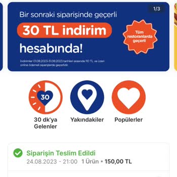 Migros Yemek PizzaLazza Teslim Edilmeyen Sipariş