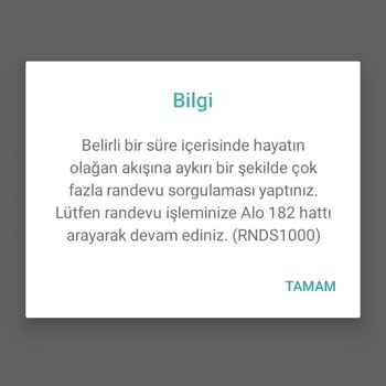 MHRS (Merkezi Hekim Randevu Sistemi) Randevu Alma Sorunu